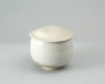 White ware bowl and lid (oblique)