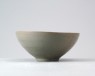 Greenware bowl with parrots (oblique)