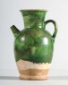 Ewer with green glaze (oblique)