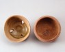 Greenware cosmetic box and incense burner lid (oblique)