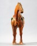 Figure of a horse with saddle (oblique)