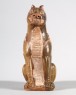 Figure of a seated chimera (oblique)