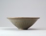 Greenware bowl with floral decoration (oblique)