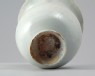 White ware vase with lobed rim and floral decoration (bottom)