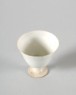White ware stem cup (oblique)