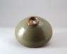 Bowl with green glaze (oblique)