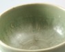 Greenware bowl with historical and legendary figures (oblique)