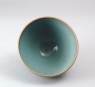 Bowl with blue glaze (top)