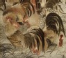 Group of cockerels among grasses (detail, Cat. No. 40)