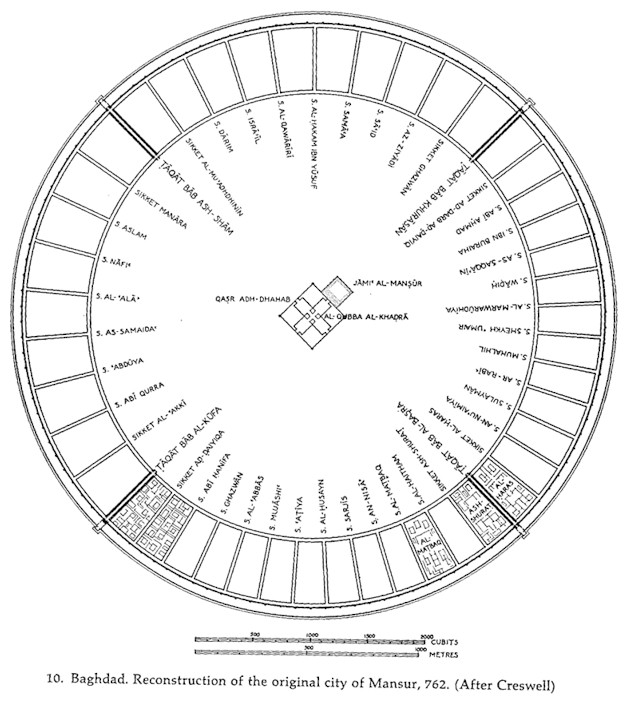 Plan of the Round City of Baghdad