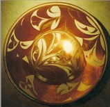 Copper Lustre Plate